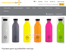 Tablet Screenshot of firmagaveshop.no